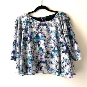 🛍4/$25!Sam Edelman Floral Butterfly-Shaped Blouse